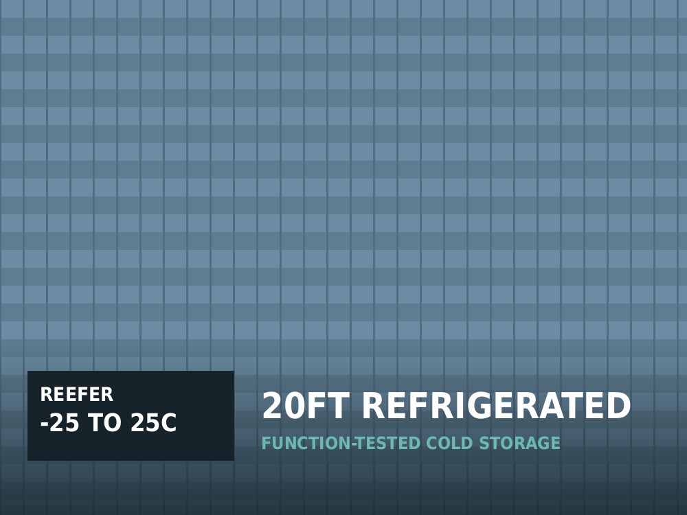 20ft Refrigerated Shipping Container (Reefer) for sale