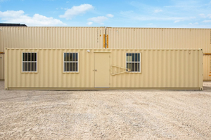 40ft Mobile Office Shipping Container with Bathroom (40HCMOB)